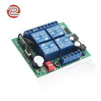ZK4PC-DC四路学习型433M午夜看片福利遥控 开关控制器